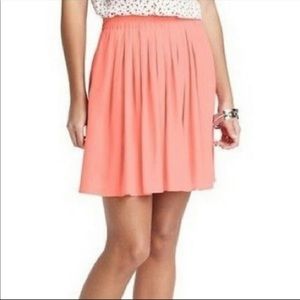 NWT LOFT Peach Mini Skirt Size Medium Coral